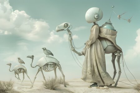 Bild-Nr: 12828922 Wüstendurchquerung KI Erstellt von: Heike  Hultsch