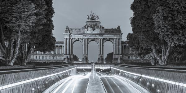 Bild-Nr: 12834850 Parc du Cinquantenaire in Brüssel am Abend Erstellt von: dieterich