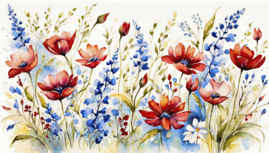 Bild-Nr: 12836442 Mohnwiese KI Erstellt von: XYRIUS