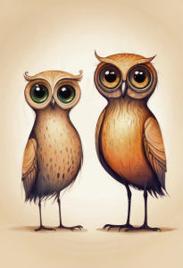 Bild-Nr: 12838384 Eulen Paar KI Erstellt von: XYRIUS