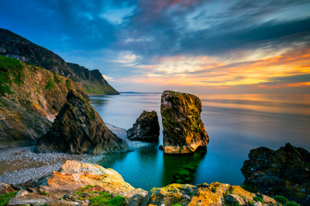 Bild-Nr: 12838547 Trefor Sea Stacks - Wales Erstellt von: Dennis Mohr