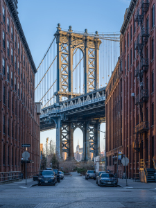 Bild-Nr: 12840519 Manhattan Bridge bei Sonnenaufgang Erstellt von: eyetronic