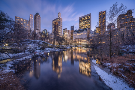 Bild-Nr: 12840741 Central Park mit Manhattan Skyline bei Nacht Erstellt von: eyetronic