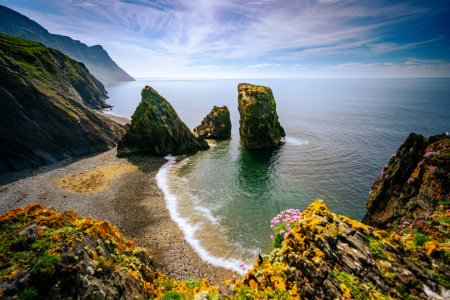 Bild-Nr: 12843686 Trefor Sea Stacks - Wales Erstellt von: Dennis Mohr
