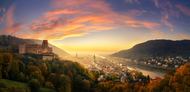 Bild-Nr: 12847548 Heidelberg bei malerischem Abendhimmel Erstellt von: Smileus