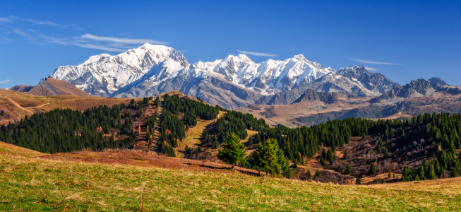 Bild-Nr: 12852720 Mont Blanc Massiv Panorama - Frankreich Erstellt von: Achim Thomae