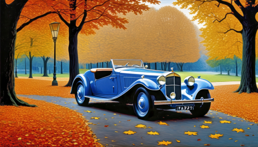 Bild-Nr: 12854332 Blau im Herbst KI Erstellt von: XYRIUS