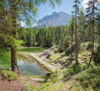 Bild-Nr: 12854630 Lech de la Le am Heiligkreuzkofel Erstellt von: SusaZoom