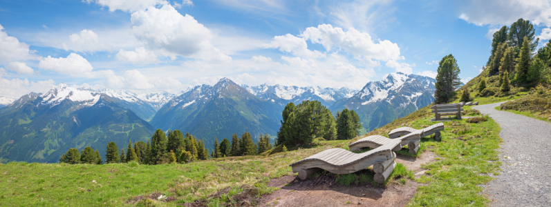 Bild-Nr: 12860086 Rastplatz mit Sonnenbänken am Penken Zillertal Erstellt von: SusaZoom