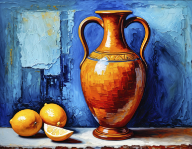 Bild-Nr: 12860221 Krug Stillleben KI Erstellt von: XYRIUS