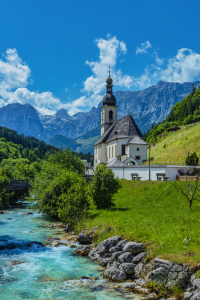 Bild-Nr: 12872805 Pfarrkirche St Sebastian in Ramsau Erstellt von: uh-Photography