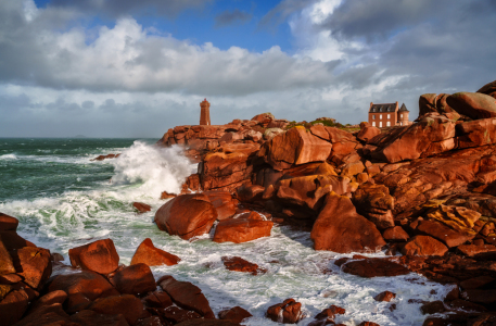 Bild-Nr: 12877223 Cote Granite Rose Bretagne Frankreich Erstellt von: Achim Thomae