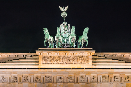 Bild-Nr: 12878046 Quadriga in Berlin bei Nacht Erstellt von: Martin Martin Wasilewski