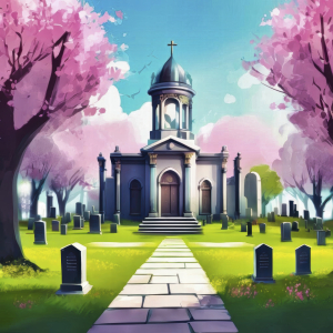 Bild-Nr: 12882218 Friedhofskapelle KI Erstellt von: XYRIUS