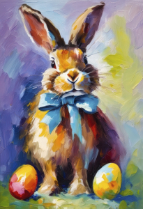 Bild-Nr: 12882345 Osterhase und die Eier KI Erstellt von: XYRIUS