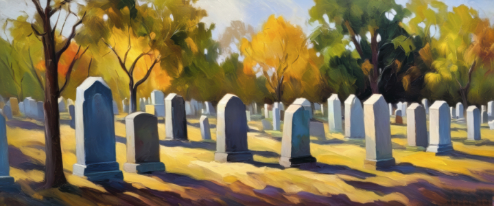 Bild-Nr: 12882607 Friedhof KI Erstellt von: XYRIUS