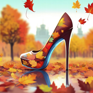 Bild-Nr: 12883888 High Heels Modell Herbst KI Erstellt von: XYRIUS