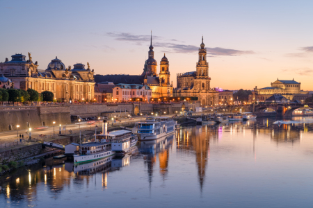 Bild-Nr: 12886261 Dresden Stadtansicht bei Sonnenuntergang Erstellt von: eyetronic