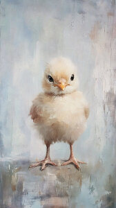 Bild-Nr: 12886569 Angriffslustiges Osterküken KI Erstellt von: Heike  Hultsch