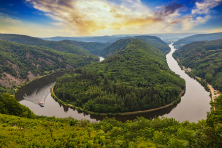 Bild-Nr: 12886786 Saarschleife Aussichtspunkt cloef - Mettlach Erstellt von: uh-Photography