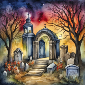 Bild-Nr: 12887409 Friedhofskapelle KI Erstellt von: XYRIUS