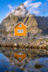 Bild-Nr: 12887869 Das Gelbe Haus auf den Lofoten Erstellt von: Achim Thomae