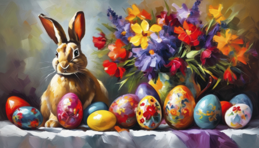 Bild-Nr: 12888474 Frohe Ostern KI Erstellt von: XYRIUS