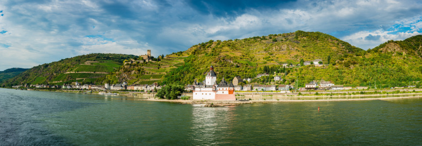 Bild-Nr: 12892397 Panorama Kaub -4n- Erstellt von: Erhard Hess