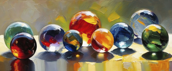 Bild-Nr: 12892893 Glass Kugeln KI Erstellt von: XYRIUS