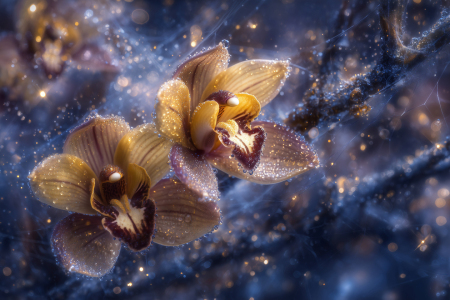 Bild-Nr: 12895245 Cymbidium Orchidee KI Erstellt von: Steffen Gierok