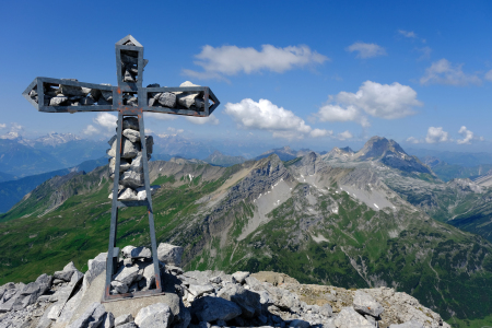 Bild-Nr: 12898122 Gipfelkreuz Spuller Schafberg Erstellt von: Gerhard Albicker