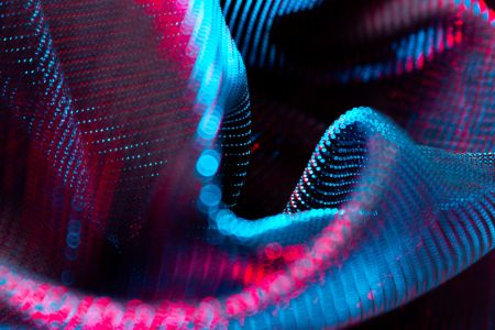 Bild-Nr: 12899527 Abstrakte Wellen in Rot und Blau Erstellt von: Sandra Höfer