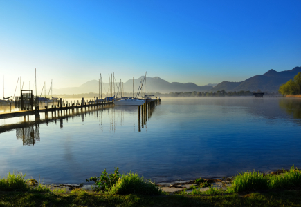 Bild-Nr: 12906482 Der Chiemsee im Morgenlicht Erstellt von: Joachim Hertwig