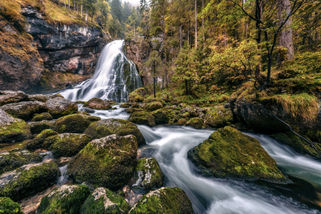 Bild-Nr: 12911289 Gollinger Wasserfall im Herbst Erstellt von: Achim Thomae