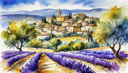 Bild-Nr: 12912720 Lavendelfelder KI Erstellt von: XYRIUS