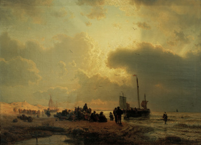 Bild-Nr: 30000066 A.Achenbach, Strand von Scheveningen Erstellt von: Achenbach, Andreas