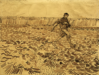 Bild-Nr: 30003340 van Gogh, Sower / Drawing / 1888 Erstellt von: van Gogh, Vincent