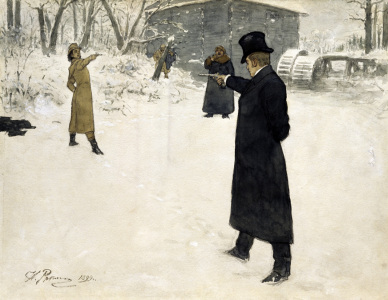 Bild-Nr: 30006748 Pushkin / Eugene Onegin / Illust. /Repin Erstellt von: Repin, Ilja Jefimowitsch