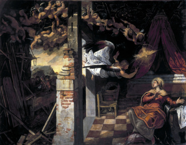 Bild-Nr: 30009555 Tintoretto, Virgin's Annuncation Erstellt von: Tintoretto, Jacopo