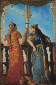 Bild-Nr: 31000197 Jewish Women at the Balcony, Algiers, 1849 Erstellt von: Chasseriau, Theodore