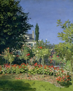Bild-Nr: 31000852 Flowering Garden at Sainte-Adresse, c.1866 Erstellt von: Monet, Claude