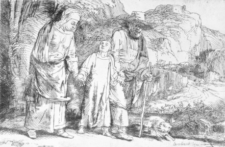 Bild-Nr: 31001051 The Return from Egypt, or Jesus Christ Taken Back from the Temple, 1649 Erstellt von: Rembrandt Harmenszoon van Rijn
