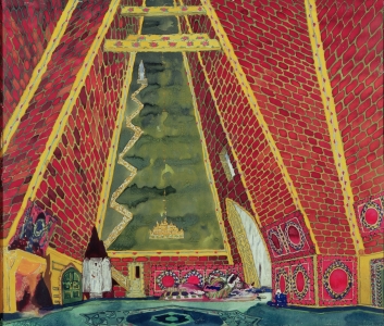 Bild-Nr: 31001552 Set Design for 'Thamar', 1912 Erstellt von: Bakst, Leon
