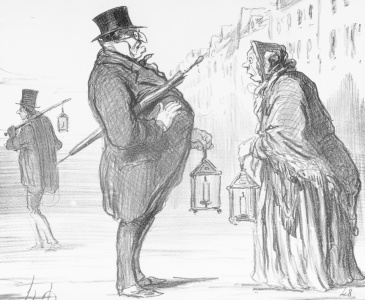 Bild-Nr: 31001624 Series 'Actualites', the comet, the Parisians are taking all necessary precautio Erstellt von: Daumier, Honore