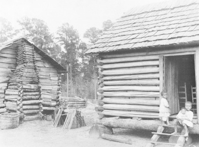 Bild-Nr: 31001879 Log cabins in Thomasville, Florida, c.1900 Erstellt von: Unbekannte Fotografen
