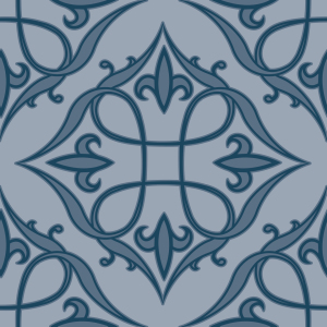 Bild-Nr: 9000102 Renaissance Blau Erstellt von: patterndesigns-com