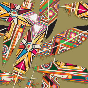 Bild-Nr: 9004309 Surfboard Federn Erstellt von: patterndesigns-com