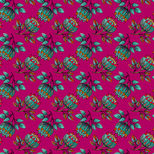 Bild-Nr: 9005187 Persische Blumenpracht Erstellt von: patterndesigns-com