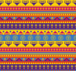 Bild-Nr: 9005371 Lustiger Inka Print Erstellt von: patterndesigns-com
