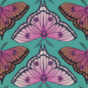 Bild-Nr: 9005603 Nachtfalter Fantasie Erstellt von: patterndesigns-com